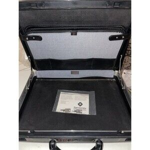 VTG Samsonite Broker GL Black Hard Shell  Brief Case W/ Key